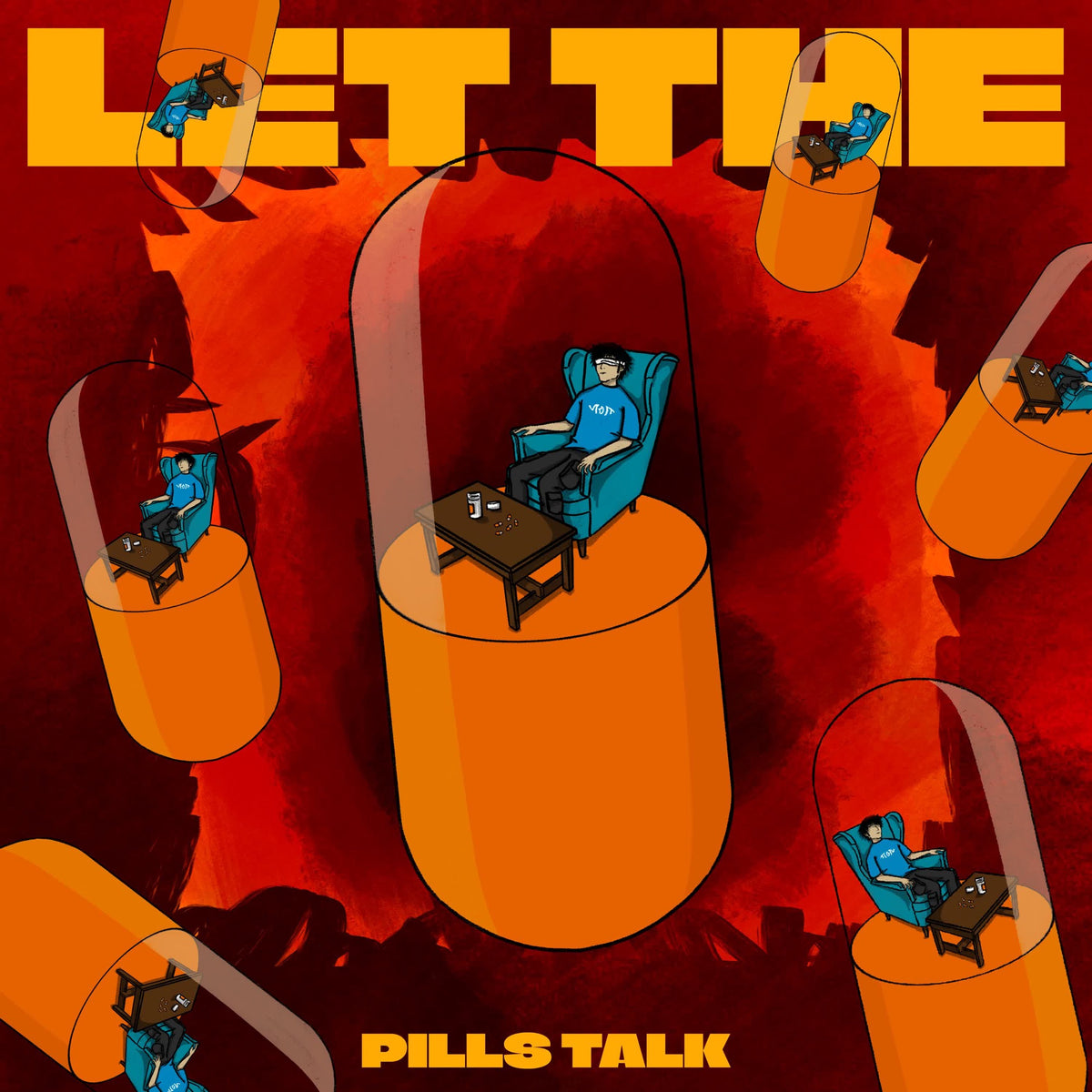 Let The Pills Talk EP cover by Shrota, Bhavesh and Thanan bhatt